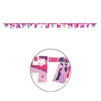 Grinalda Happy Birthday de My Little Pony - 2,37 m