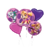 Paw Patrol Canine Patrol Bouquet de Skye - Anagrama - 5 unid.