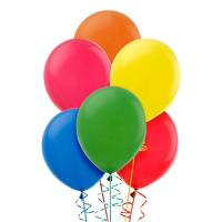 Balões de látex sólidos sortidos de 30 cm - Sempertex - 12 unid.