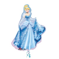 Balãp silhueta XL da princesa Cinderela de 84 x 71 cm - Anagram