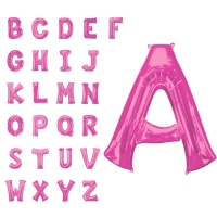 Balão rosa com letras 86 cm - Anagrama