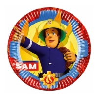Pratos do bombeiro Sam 23 cm - 8 peças