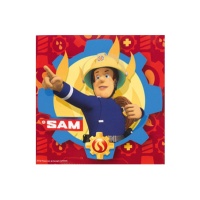 Guardanapos Sam the Fireman 16,5 x 16,5 cm - 20 unidades