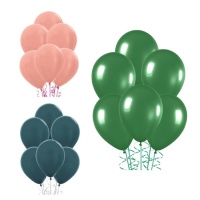 Balões de Látex 30 cm metalizados - Sempertex - 12 unid.