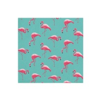 Guardanapos de flamingo havaiano 16,5 x 16,5 cm - 20 unid.