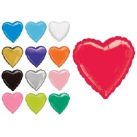 Balão coração de cores de 45 cm - - Anagram - 1 unidad
