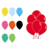 Balões de látex sólidos de 22,5 cm - Sempertex - 50 unidades