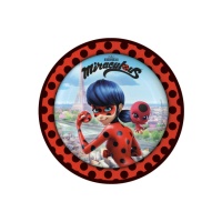 Pratos de Ladybug Miraculous de 23 cm - 8 unidades