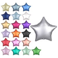 Balão estrela acetinado 48 cm - Anagram - 1 unidade