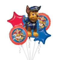 Bouquet de balões da Patrulha Pata - Anagram - 5 unidades