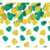 Confettis de folhas metalizadas Havaianas de 48 unidades