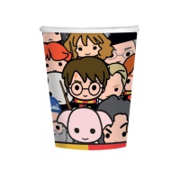 Copos de Harry Potter Hogwarts de 250 ml - 8 unidades