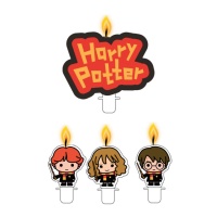 Velas Harry Potter - 4 peças