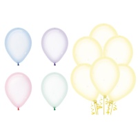 Balões de látex cristal transparente de 30 cm - Sempertex - 50 unidades
