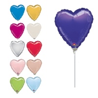 Balão insuflado com vareta, colorido de 23 cm - Anagram - 1 unidade