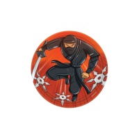 Pratos Ninja 18cm - 8 peças