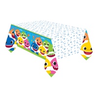 Toalha de mesa de papel de Baby Shark - 1,80 x 1,20 m