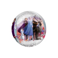 Balão orbz de Frozen II de 38 x 40 cm - Anagram