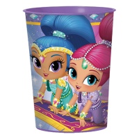 Copo de plástico Shimmer and Shine 473 ml