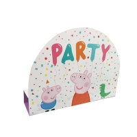 Convites para festas de Peppa Pig - 8 unidades