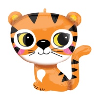 Globo de tigre de silhueta 63 x 63 cm - Anagrama