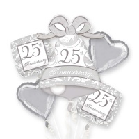 Bouquet de noiva prateado - Anagrama - 5 pcs.