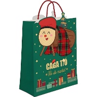 Saco de presente 23 x 18 x 10 cm do Tió de Nadal
