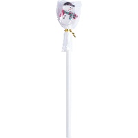 Lápis com boneco de neve