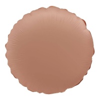 Balão circular de 45 cm em cores mate - 1 unidade