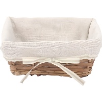 Cesta rústica retangular 22 x 15 x 9 cm