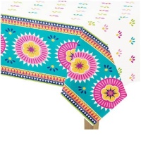Toalha de mesa mexicana - 1,37 x 2,13 m