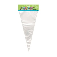 Sacos de cone transparentes para doces - 25 pcs.