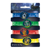 Pulseiras Harry Potter - 4 peças