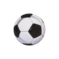 Pratos de futebol 17 cm - 8 peças