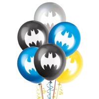 Balões de látex de Batman - 8 unidades
