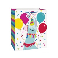 Saco de oferta Llamas Party 33 x 26,5 x 14 cm - 1 unidade