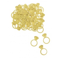 Confetti de anel dourado 14 gr