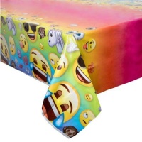 Toalha de mesa Rainbow Emoticons - 1,37 x 2,13 m