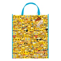 Saco de oferta Fun Emoticons 32 x 27 cm - 1 unidade.