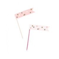 Picks Pink Chic - 6 unidades