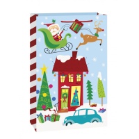 Saco de oferta do Pai Natal 42 x 56 x 16,6 cm - 1 unid.