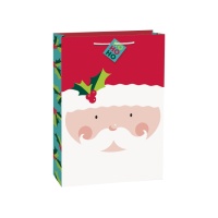 Saco de oferta do Pai Natal 46 x 33 cm
