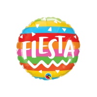 Balão de festa redondo multicolor - 46 cm