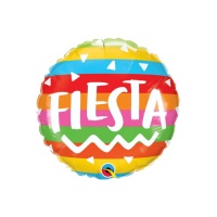 Balão de festa redondo multicolorido - 46 cm