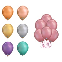 Balões de látex 17,7 cm cromados - Qualatex - 100 unid.