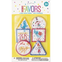 Conjunto de mini labirintos do circo - 6 unidades