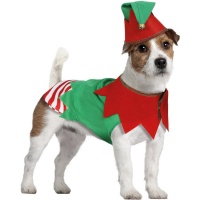 Fato de duende de Natal para cão