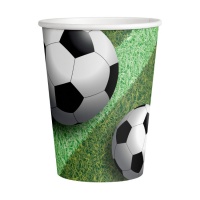 Copos de futebol de 266 ml - 8 unidades