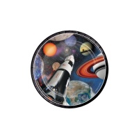 Pratos de sobremesa Outer Space 18cm - 8 peças