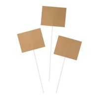Letreiros para centros de mesa - 3 unidades